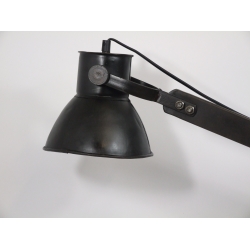 Lampa biurkowa  metalowa żuraw - czarna